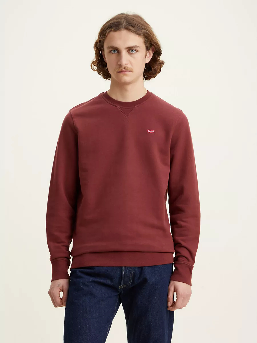 Sweat LEVIS homme NEW ORIGINAL rouge l Clickansport