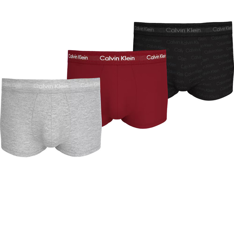  ck low rise trunk 3pk