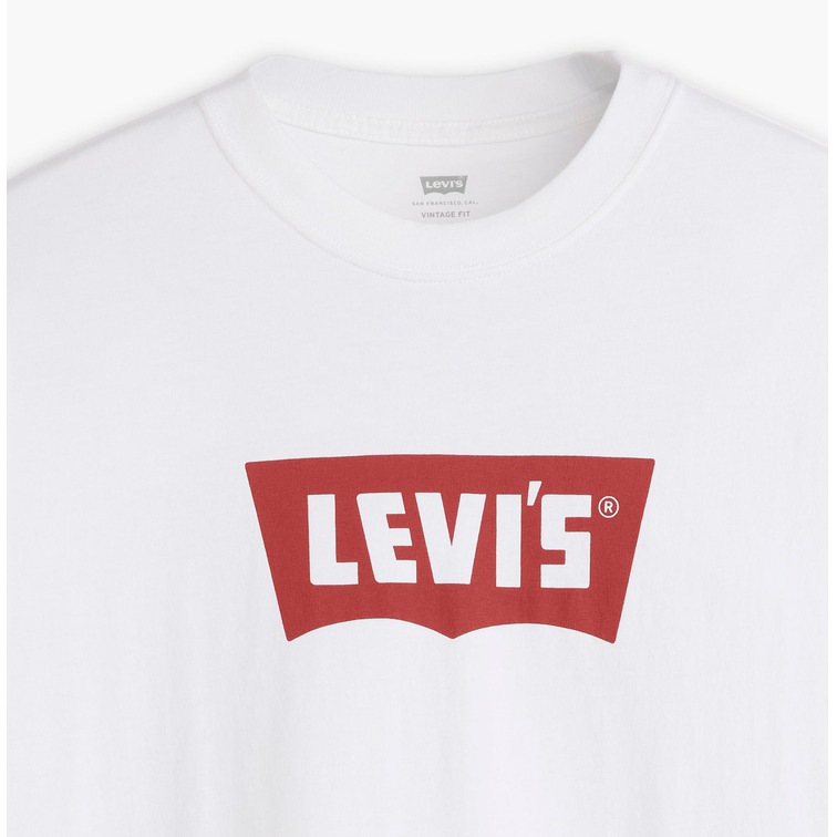 t-shirt homme  levi's vintage bw graphic tee whites