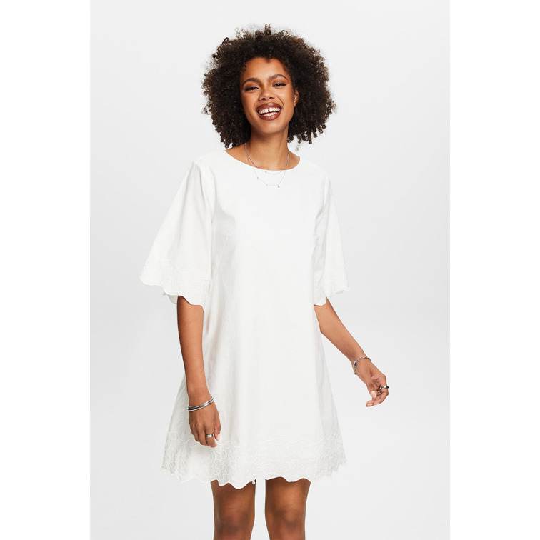 robe femme  ESPRIT cotton emb dres