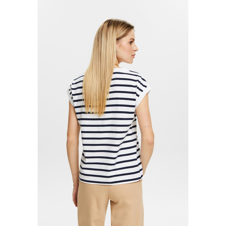 t-shirt femme  ESPRIT f_striped tee