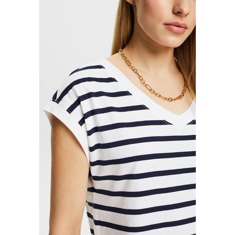 t-shirt femme  ESPRIT f_striped tee