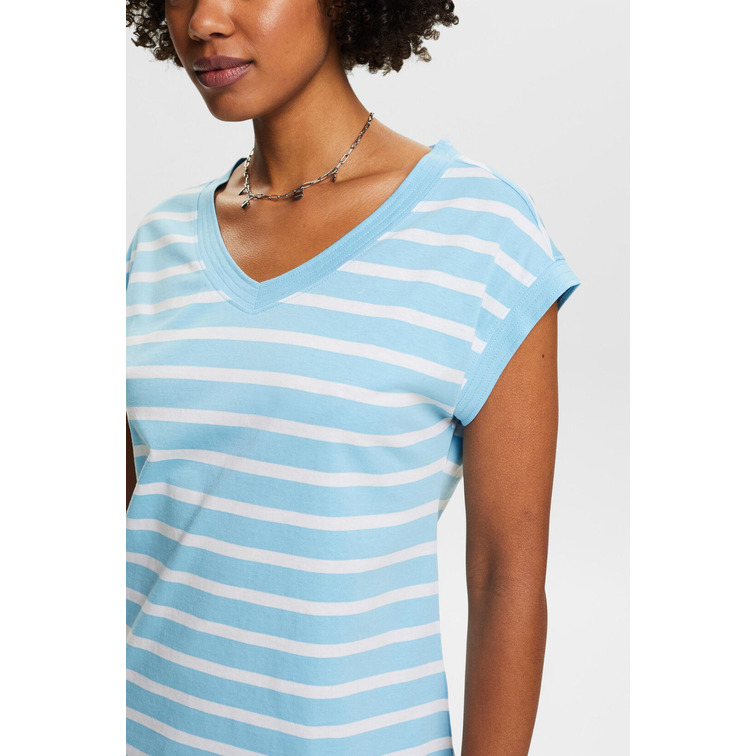 t-shirt femme  ESPRIT f_striped tee