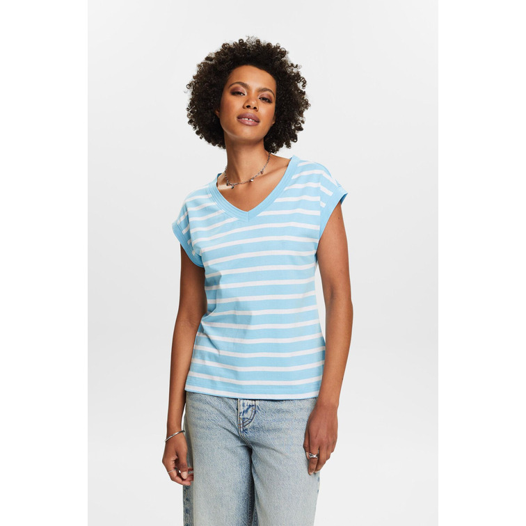 t-shirt femme  ESPRIT f_striped tee