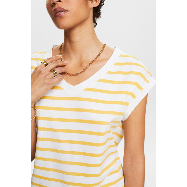 t-shirt femme  ESPRIT f_striped tee