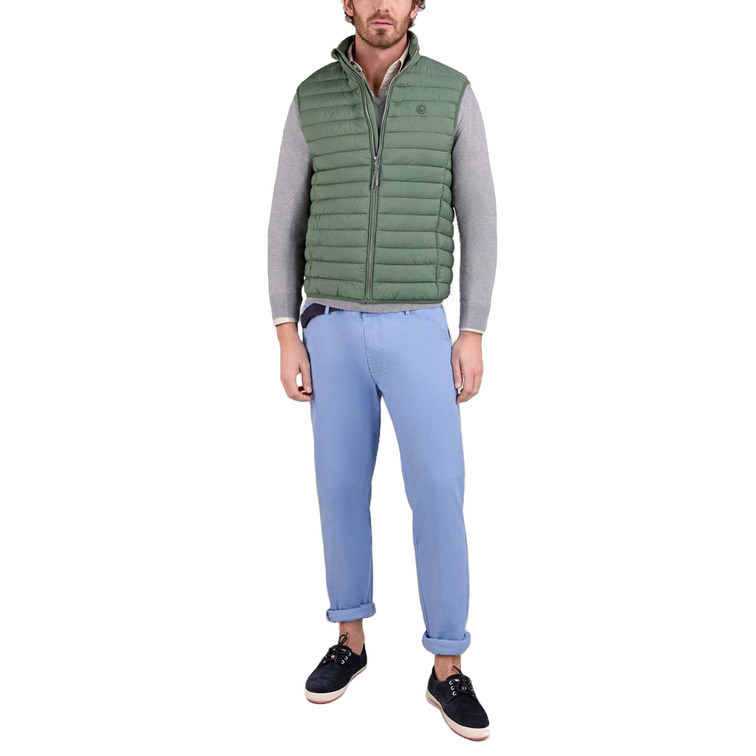 cazadora homme  el ganso veste acolchado básico verde