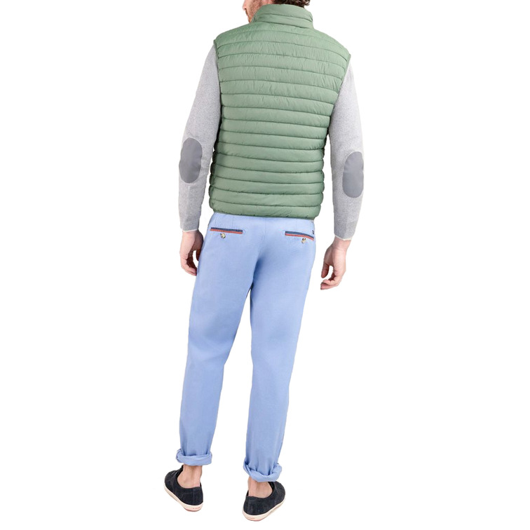 cazadora homme  el ganso veste acolchado básico verde