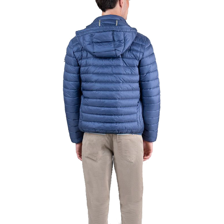 cazadora homme  ganso blouson acolchada básica azul