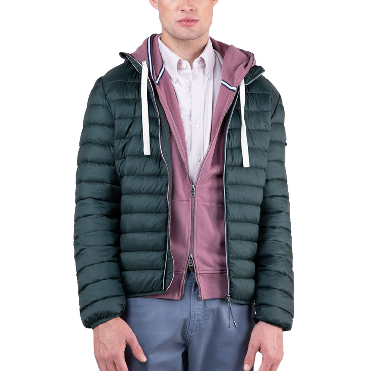 cazadora homme  ganso blouson acolchada básica verd