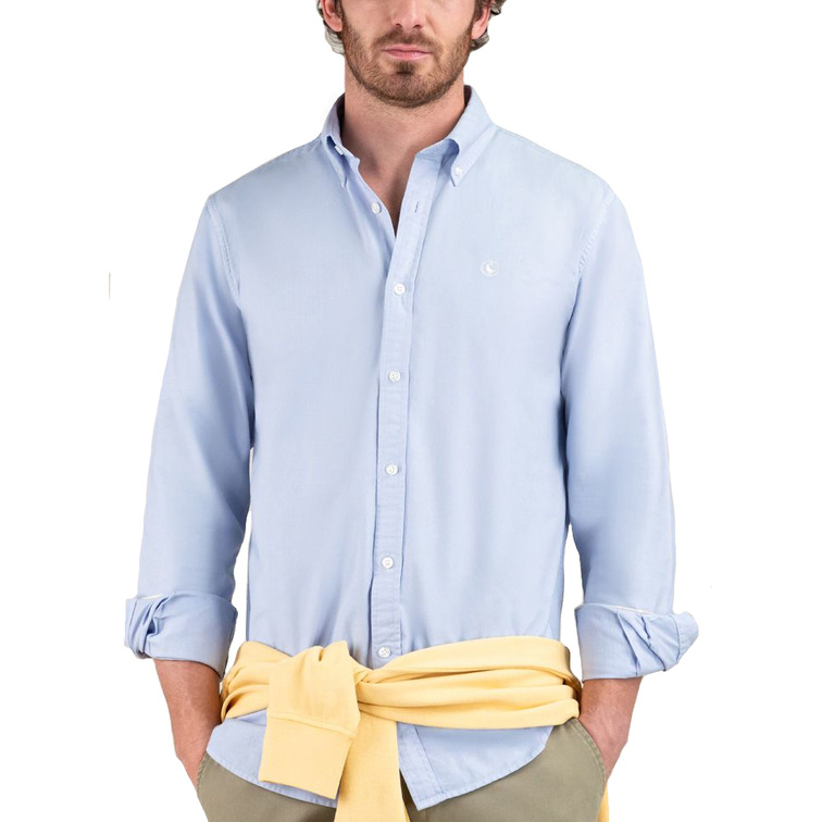 chemise homme  el ganso chemise algodón garment dyed ce