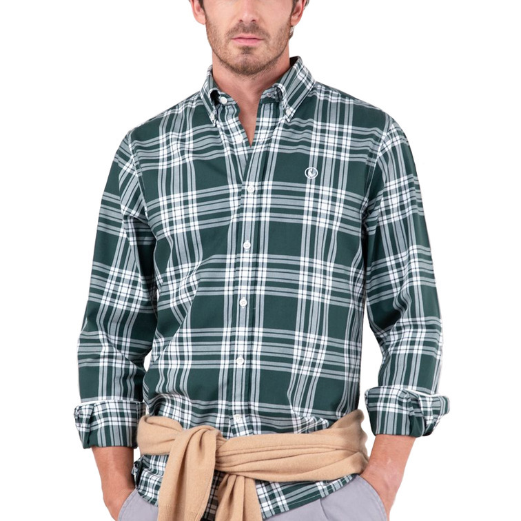 chemise homme  el ganso chemise tartán verde