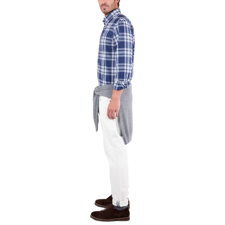 chemise homme  el ganso chemise tartán marino