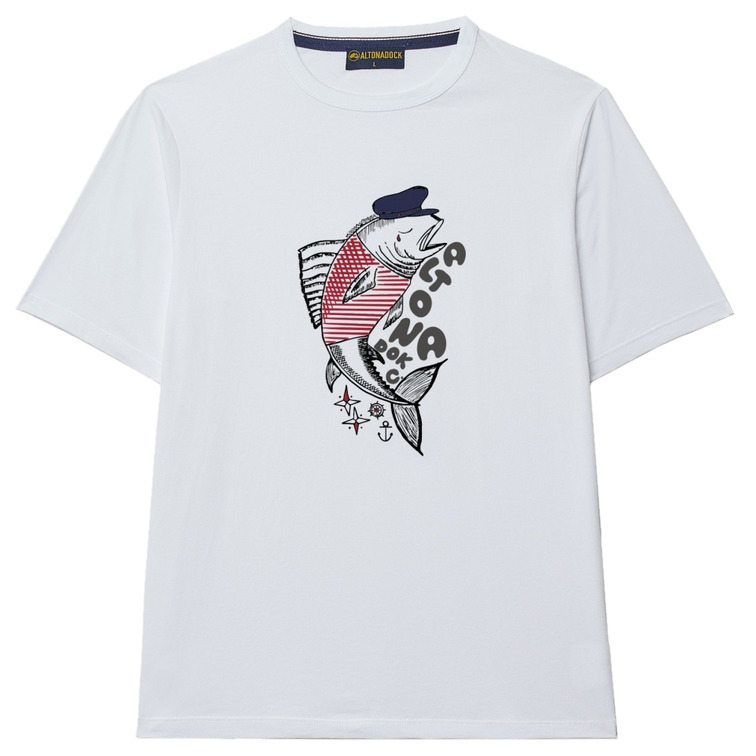 t-shirt homme  altona ropa t-shirt blanco