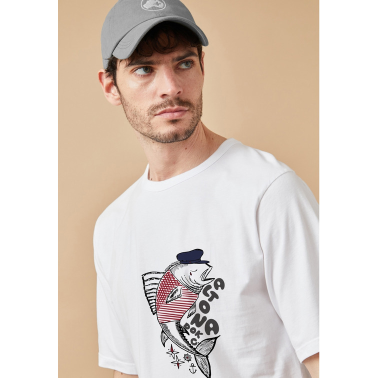 t-shirt homme  altona ropa t-shirt blanco