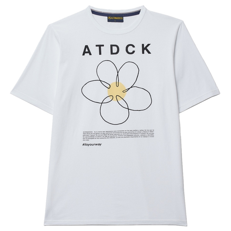 t-shirt homme  altona ropa t-shirt blanco