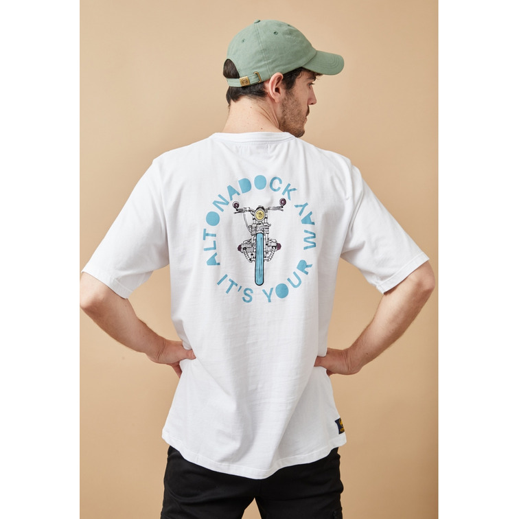 t-shirt homme  altona ropa t-shirt blanco