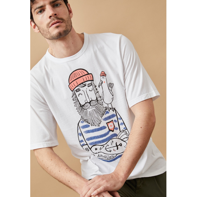 t-shirt homme  altona ropa t-shirt blanco