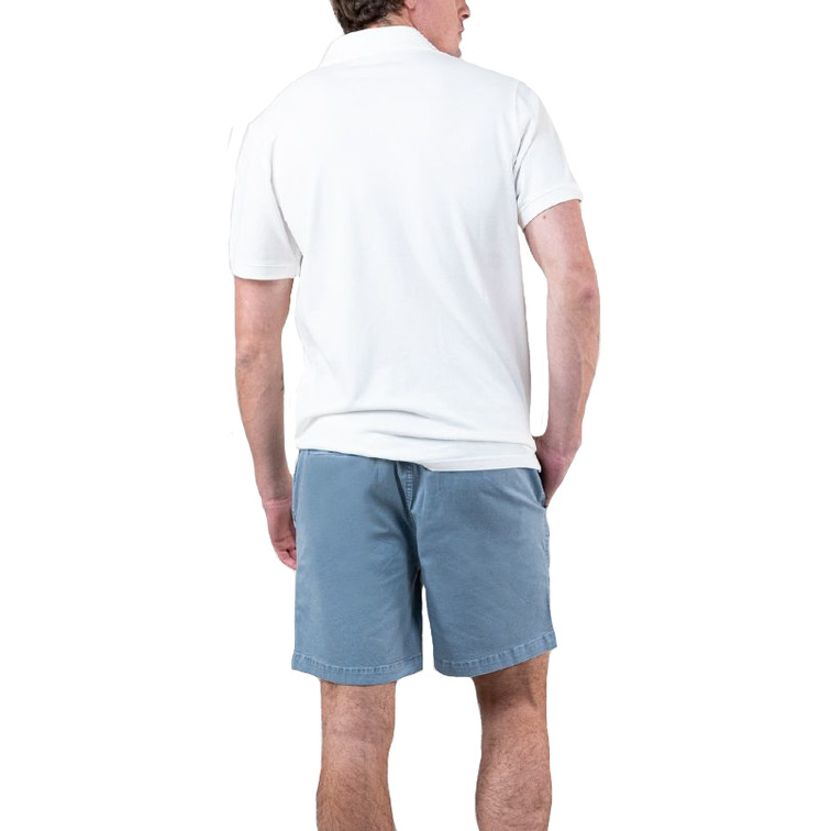 pôle homme  ganso pôle piqué garment dyed blanco