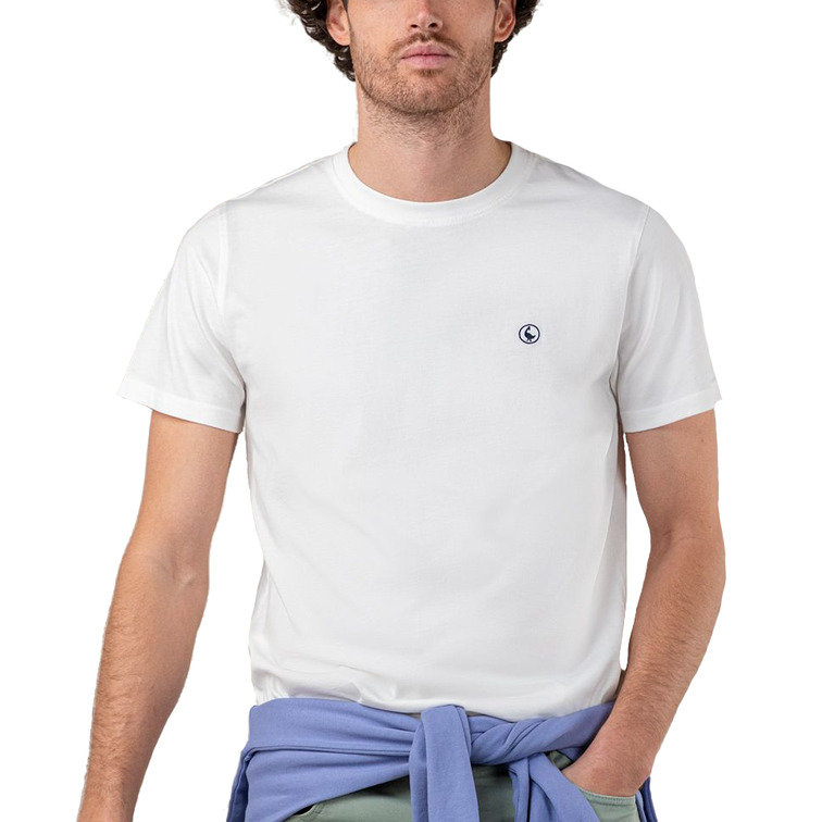 chemise homme  ganso t-shirt garment dyed blanca