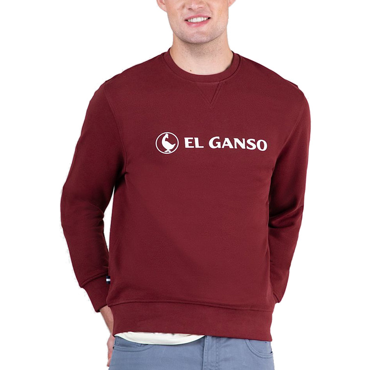 sweat-shirt homme  ganso sweat-shirt logo ganso granate