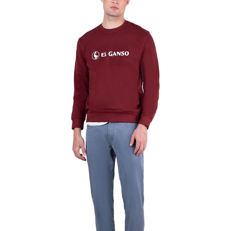 sweat-shirt homme  ganso sweat-shirt logo ganso granate