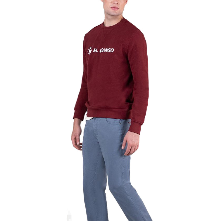 sweat-shirt homme  ganso sweat-shirt logo ganso granate