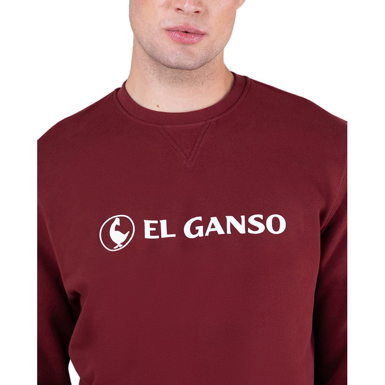 sweat-shirt homme  ganso sweat-shirt logo ganso granate