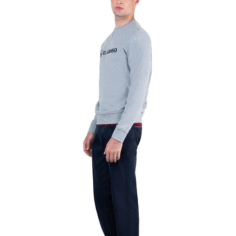 sweat-shirt homme  ganso sweat-shirt logo ganso gris