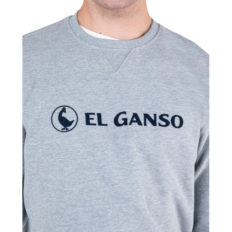 sweat-shirt homme  ganso sweat-shirt logo ganso gris