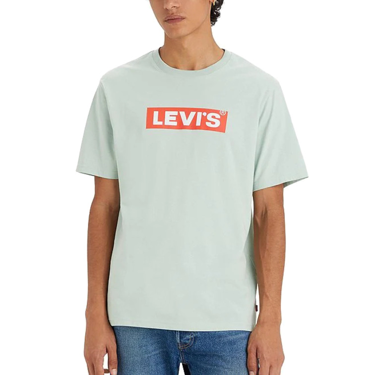 t-shirt homme  levis ss relaxed fit tee core boxtab