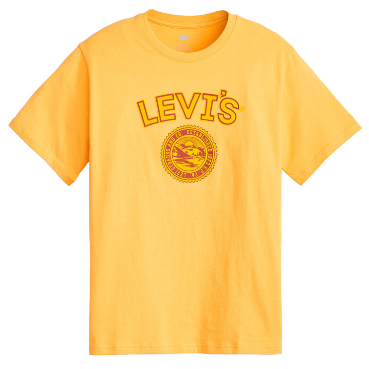 t-shirt homme  levis ss relaxed fit tee varsity log