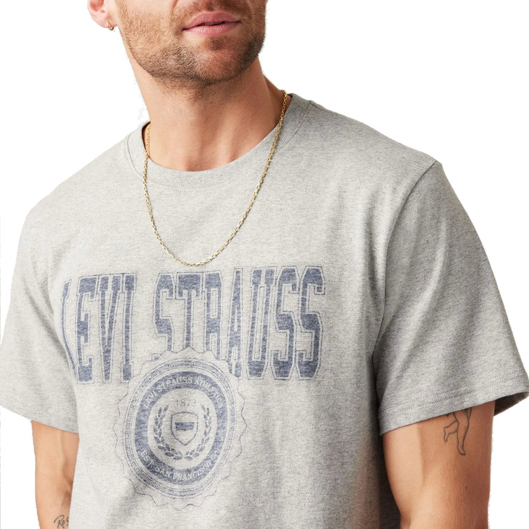 t-shirt homme  levis ss relaxed fit tee circle cres