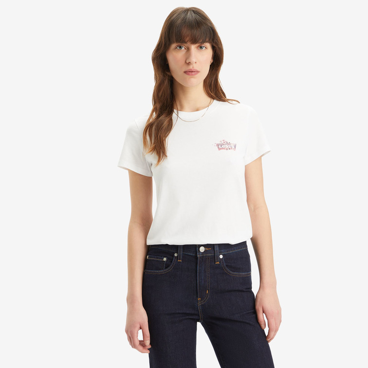 t-shirt femme  levis the perfect tee photo floralch