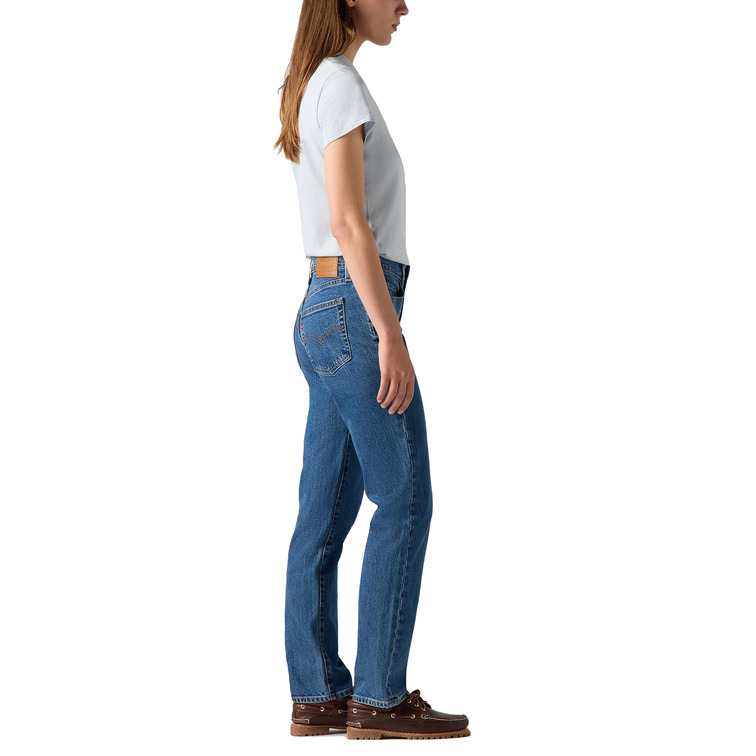 jeans femme  levi's 724 high rise straight med ind