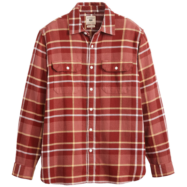 chemise homme  levis jackson worker sarina plaid fi