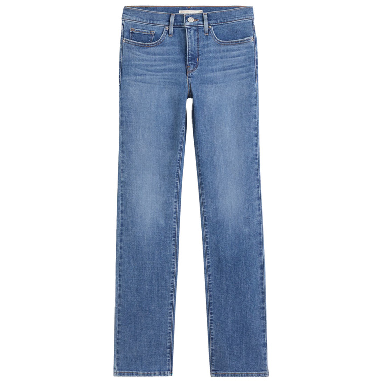 jeans femme  levi's 314 shaping straight med indig