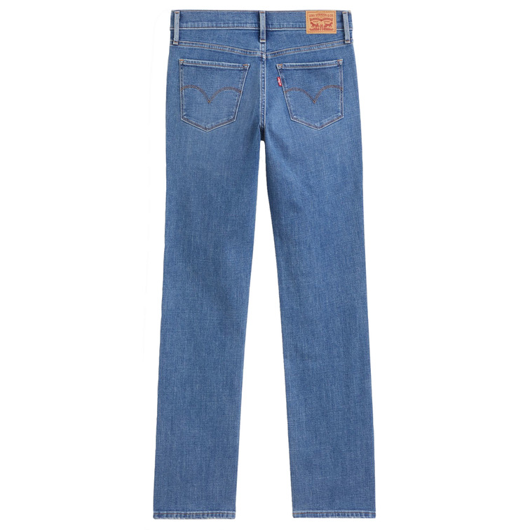 jeans femme  levi's 314 shaping straight med indig