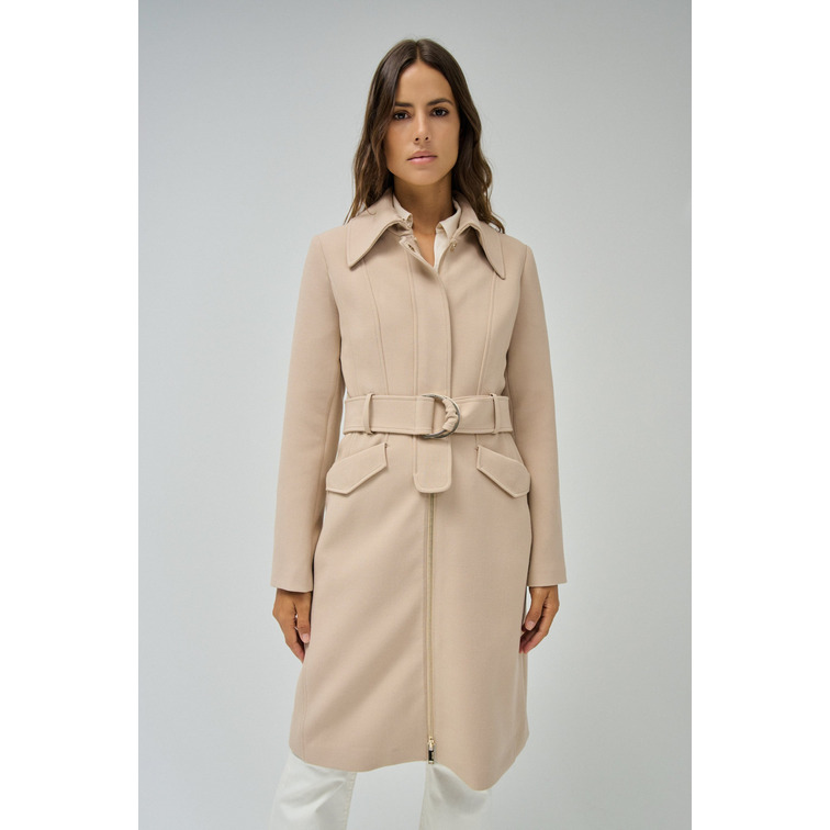 manteau femme  salsa single breasted trench coat