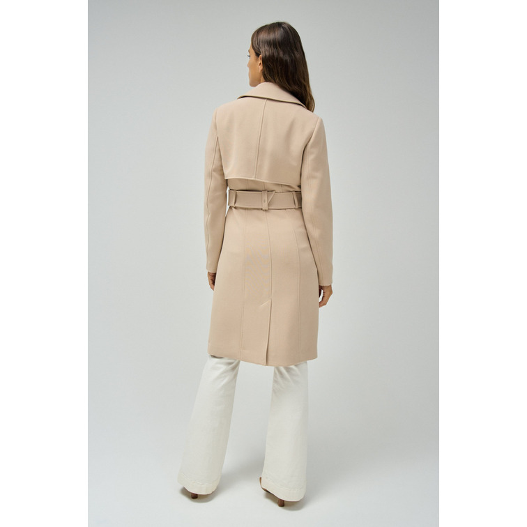 manteau femme  salsa single breasted trench coat