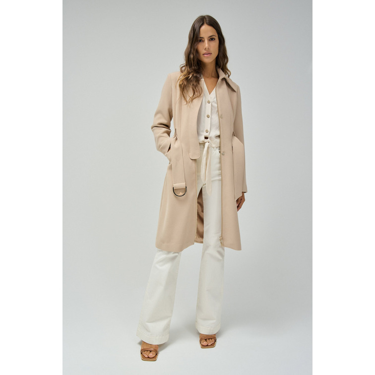 manteau femme  salsa single breasted trench coat