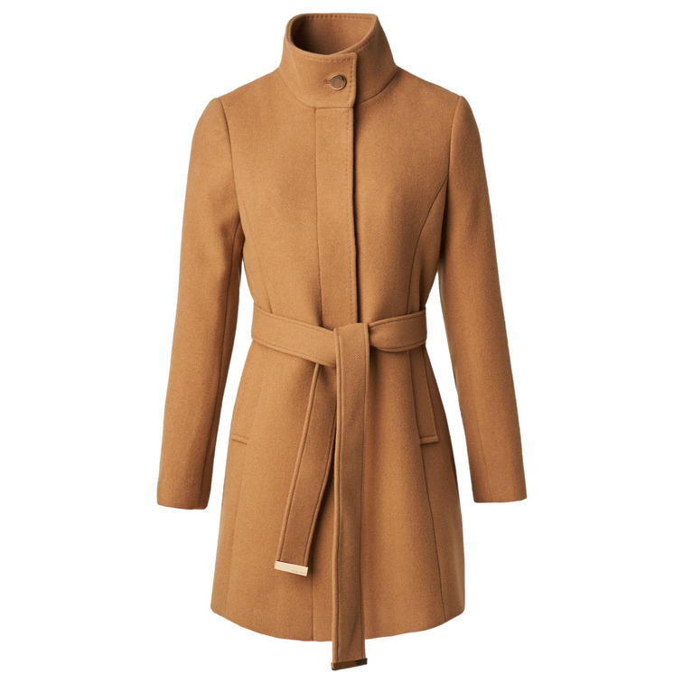 manteau femme  salsa basic wool coat