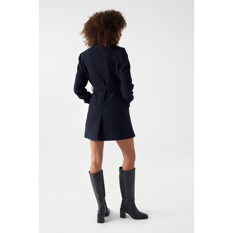 manteau femme  salsa the reimagined wool coat