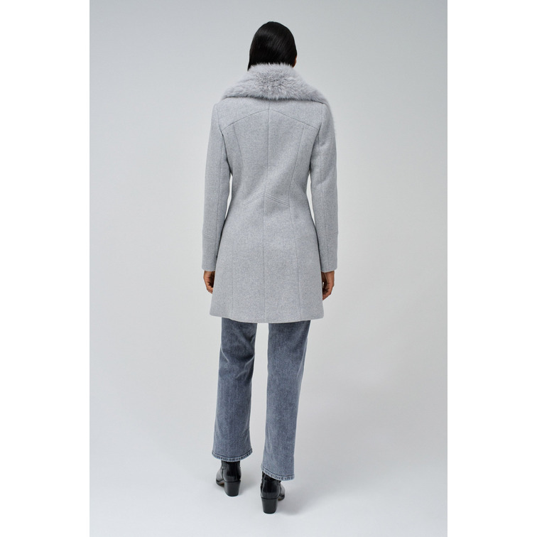 manteau femme  salsa the reimagined wool coat with