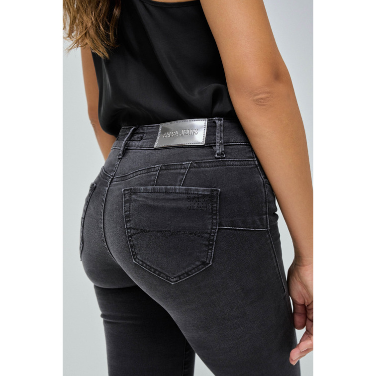 jeans femme  salsa wonder with sparkling detail