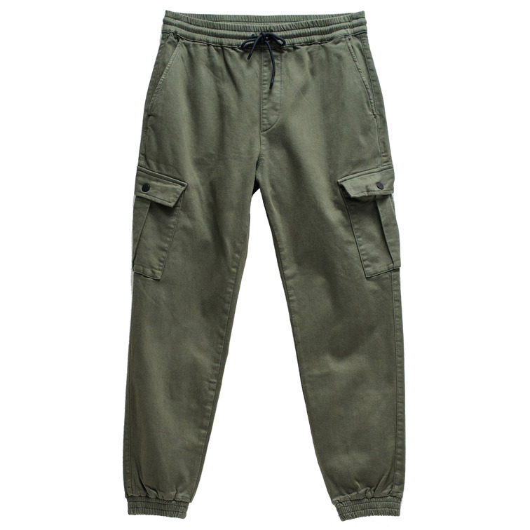 jeans homme  salsa cargo jogger s-activ khaki