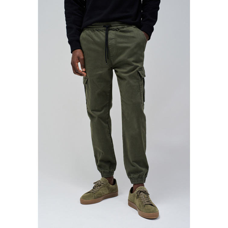 jeans homme  salsa cargo jogger s-activ khaki