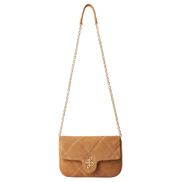 sac à main femme  salsa quilted suede shoulder bag w/