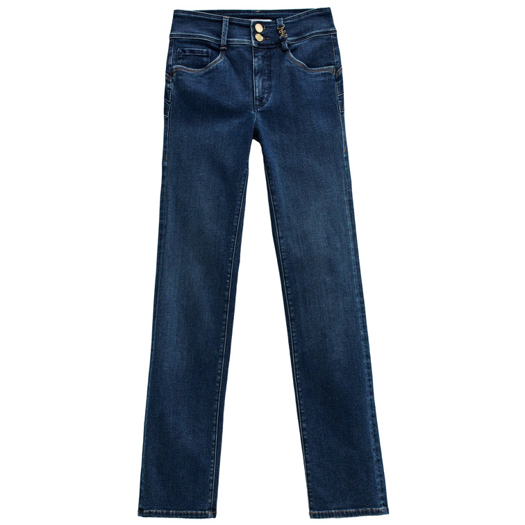 jeans femme  salsa secret straight with detail