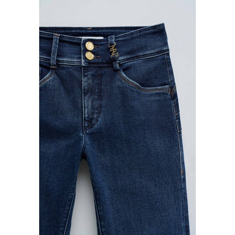 jeans femme  salsa secret straight with detail