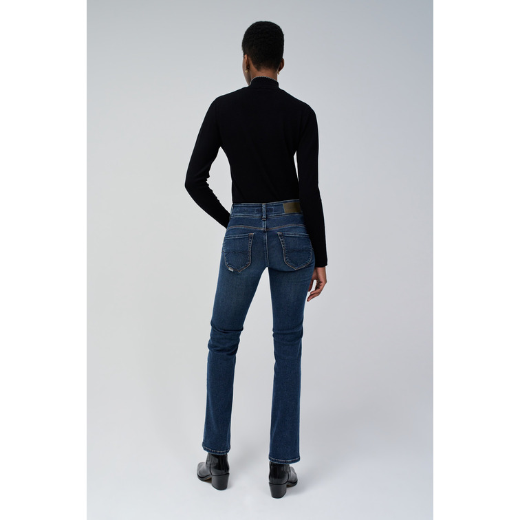 jeans femme  salsa secret straight with detail